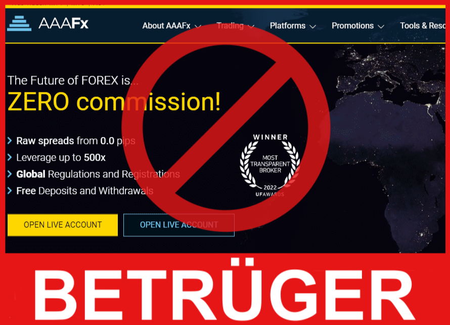 AAAFx VorderseiteBildschirm