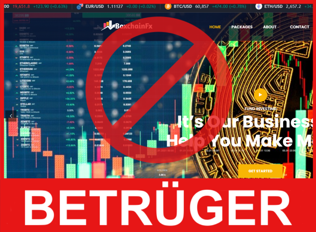 Boxchainfx VorderseiteBildschirm