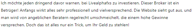 Livealphafxs 1Bildschirm