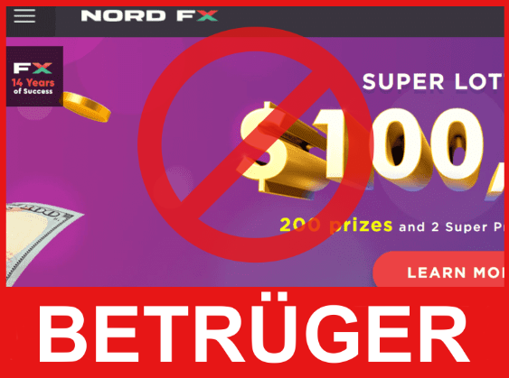 NordFX лицевая сторона