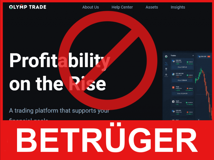 Olymp Trade лицевая сторона