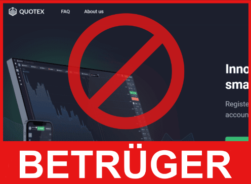 Quotex VorderseiteBildschirm