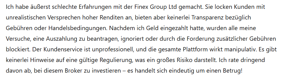 Finex Group Ltd 1