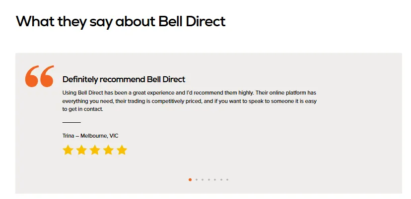 Bell Direct Screen 1