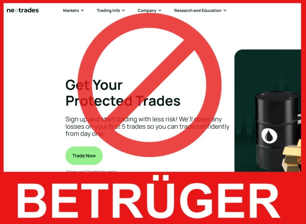 NEOTRADES Gesicht