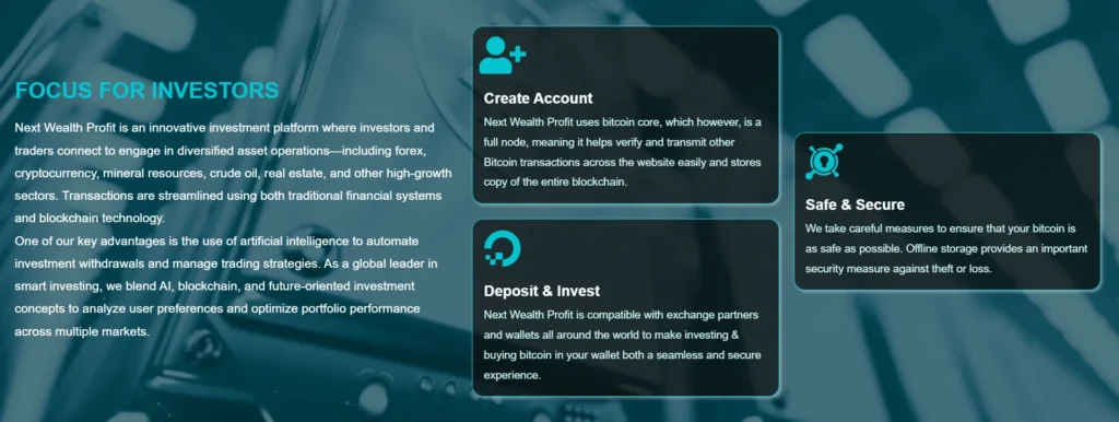 Next Wealth Profit Screen 1