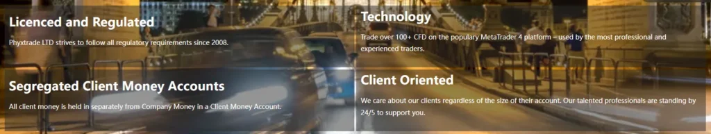 Phyxtrade Screen 1