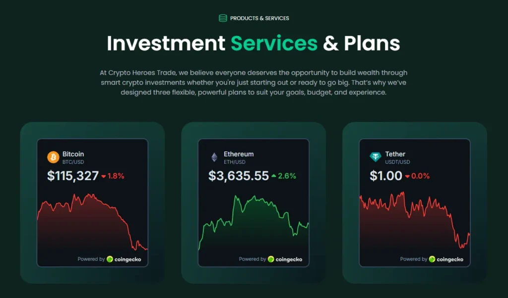 Crypto Heroes Trade Screen 2