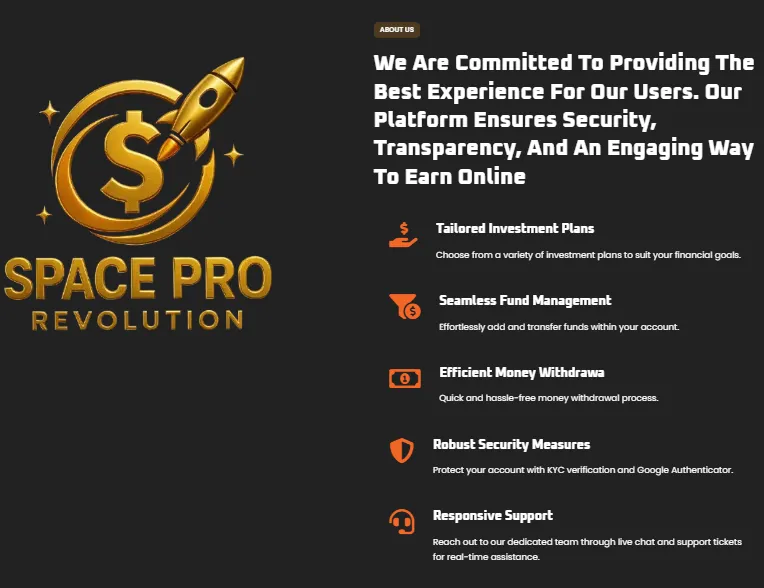 Space Pro revolution Screen 1
