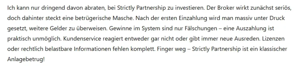 Strictly Partnership Screen 3